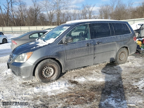2010 Honda Odyssey LX with VIN 5FNRL3H25AB099567, listed as a Copart auction lot 42119345 with 152547 miles and Salvage Title. Bid and sale history available at carsss.com. Image 1.