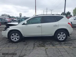 2007 Nissan Murano SL with VIN JN8AZ08T07W501393, listed as a IAAI auction lot 41910351 with 207,977 mi miles. Bid and sale history available at carsss.com. Image 15.