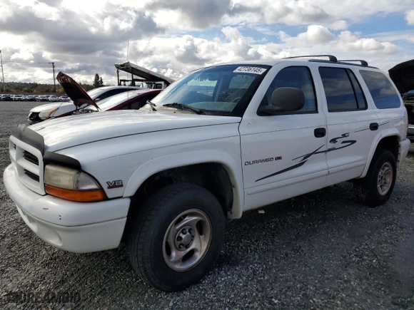 1998 Dodge Durango with VIN 1B4HS28Y9WF164577, listed as a Copart auction lot 42736145 with 187,181 mi miles and Salvage Title. Bid and sale history available at carsss.com. Image 1.