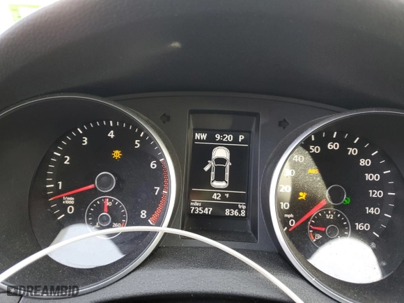2010 Volkswagen Golf with VIN WVWDB7AJ8AW296024, listed as a Copart auction lot 78504894 with 73,547 mi miles and Salvage Title. Bid and sale history available at carsss.com. Image 9.