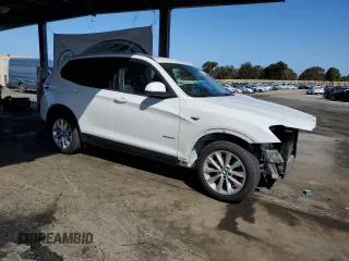 2015 BMW X3 xDrive28i z VIN 5UXWX9C55F0D47741, wystawiony jako Copart lot #58414685 z przebiegiem 83 793 mil mil oraz Szkoda całkowita • Salvage title. Historia ofert i sprzedaży dostępna na DreamBid. Obrazek 4.