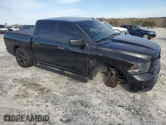 2015 Ram 1500 Express with VIN 3C6RR6KT4FG687339, listed as a Copart auction lot 48102595 with 164,111 mi miles and Salvage title. Bid and sale history available at DreamBid. Image 4.