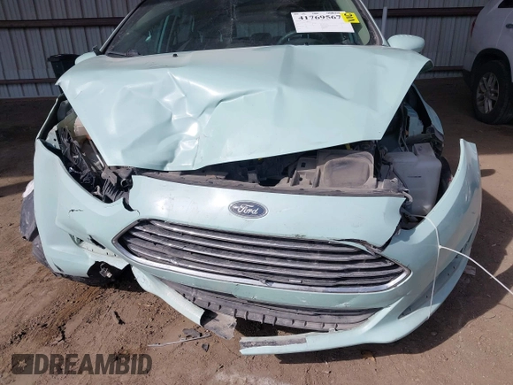 2017 Ford Fiesta SE with VIN 3FADP4EJ3HM172351, listed as a IAAI auction lot 41769567 with 86,948 mi miles. Bid and sale history available at carsss.com. Image 6.