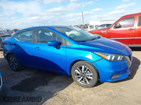 2021 Nissan Versa SV with VIN 3N1CN8EV1ML835604, listed as a IAAI auction lot 41696605 with 60,842 mi miles and . Bid and sale history available at DreamBid. Image 13.