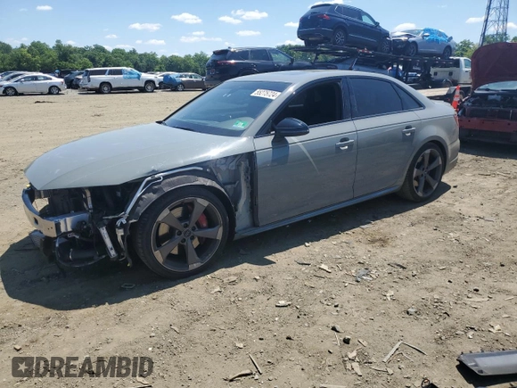 2019 Audi S4 Premium Plus with VIN WAUB4AF45KA082007, listed as a Copart auction lot 55275724 with 25,115 mi miles and Salvage Title. Bid and sale history available at carsss.com. Image 1.