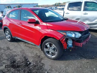 2018 Honda HR-V LX with VIN 3CZRU6H31JG715163, listed as a IAAI auction lot 41724248 with 114,950 mi miles. Bid and sale history available at carsss.com. Image 1.