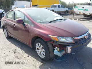 2012 Honda Civic LX z VIN 2HGFB2F50CH612638, wystawiony jako IAAI lot #42140224 z przebiegiem 60 189 mil mil oraz . Historia ofert i sprzedaży dostępna na DreamBid. Obrazek 1.