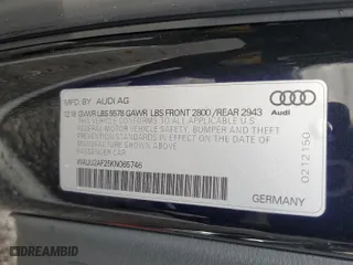 2019 Audi A7 Premium Plus with VIN WAUU2AF25KN065746, listed as a Copart auction lot 81945933 with 65,171 mi miles. Bid and sale history available at carsss.com. Image 12.