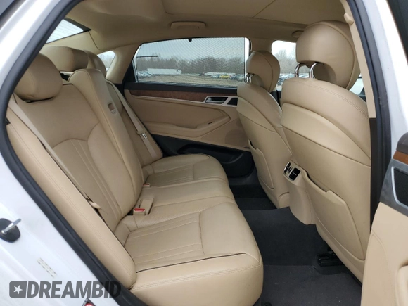 2017 Genesis G80 3.8L with VIN KMHGN4JE0HU180405, listed as a Copart auction lot 49168515 with 133,751 mi miles and Clean Title. Bid and sale history available at DreamBid. Image 10.