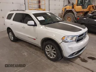 2014 Dodge Durango SXT z VIN 1C4RDJAG5EC476294, wystawiony jako IAAI lot #41901092 z przebiegiem 195 293 mil mil oraz . Historia ofert i sprzedaży dostępna na DreamBid. Obrazek 1.