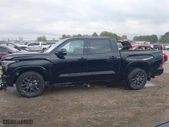 2024 Toyota Tundra 4WD Platinum with VIN 5TFNA5DB1RX222434, listed as a IAAI auction lot 40946913 with 2,594 mi miles. Bid and sale history available at carsss.com. Image 15.