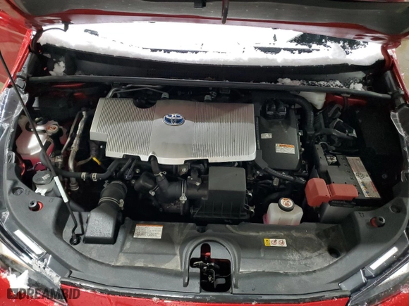 2022 Toyota Prius LE with VIN JTDL9MFU6N3040772, listed as a Copart auction lot 84241014 with 22,377 mi miles and Salvage Title. Bid and sale history available at carsss.com. Image 12.