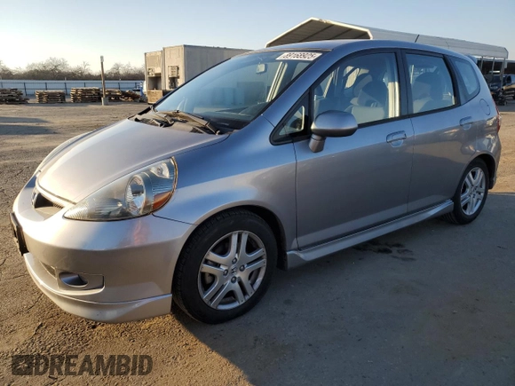 2008 Honda Fit Sport with VIN JHMGD38618S053480, listed as a Copart auction lot 89168925 with 141,850 mi miles and Salvage Title. Bid and sale history available at carsss.com. Image 1.