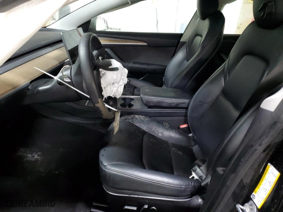 2022 Tesla Model 3 with VIN 5YJ3E1EA1NF369609, listed as a Copart auction lot 50306065 with 64,592 mi miles and Salvage Title. Bid and sale history available at carsss.com. Image 7.