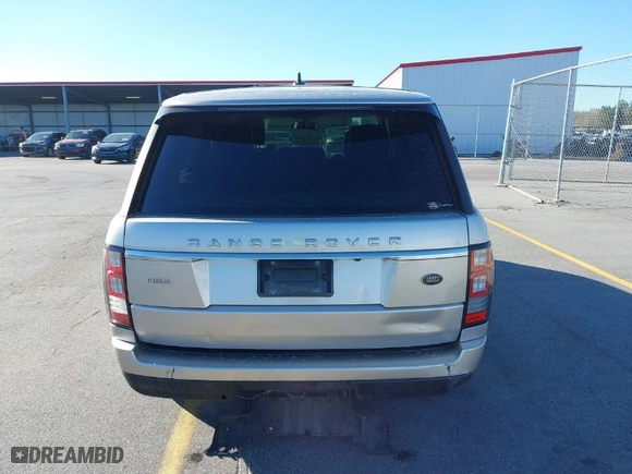 2015 Land Rover Range Rover HSE with VIN SALGS2VF8FA230432, listed as a IAAI auction lot 41774901 with 123,585 mi miles. Bid and sale history available at carsss.com. Image 16.