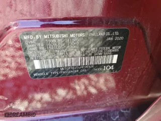 2020 Mitsubishi Mirage G4 ES with VIN ML32F3FJ1LHF06926, listed as a Copart auction lot 50334555 with 90,335 mi miles and Salvage Title. Bid and sale history available at carsss.com. Image 12.