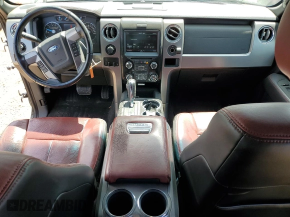 2013 Ford F-150 XL with VIN 1FTFW1ET5DFC70796, listed as a Copart auction lot 63118045 with 151,624 mi miles and Salvage title. Bid and sale history available at DreamBid. Image 8.