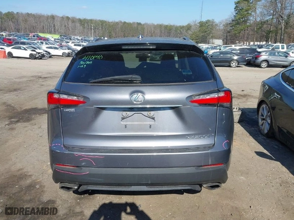 2016 Lexus NX 200t with VIN JTJBARBZ5G2073592, listed as a IAAI auction lot 41508268 with 87,900 mi miles. Bid and sale history available at carsss.com. Image 16.