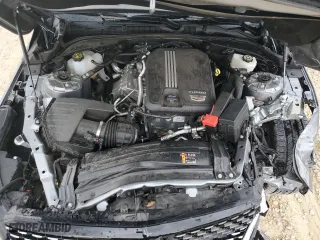 2023 Cadillac CT4 Luxury with VIN 1G6DJ5RKXP0124502, listed as a Copart auction lot 69847944 with 15,092 mi miles and Salvage Title. Bid and sale history available at carsss.com. Image 11.