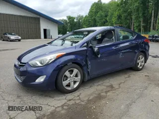 2013 Hyundai Elantra GLS with VIN 5NPDH4AE5DH424018, listed as a Copart auction lot 64169875 with 118,078 mi miles and Salvage title. Bid and sale history available at DreamBid. Image 1.