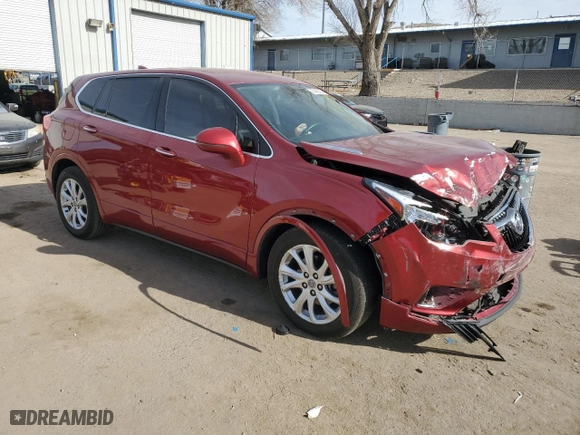 2020 Buick Envision Preferred with VIN LRBFXBSAXLD085156, listed as a Copart auction lot 85452504 with 54,613 mi miles and Salvage Title. Bid and sale history available at carsss.com. Image 4.
