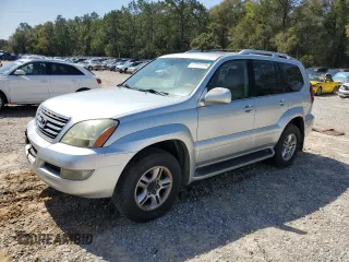 2006 Lexus GX 470 with VIN JTJBT20X260111308, listed as a Copart auction lot 47886225 with 288,559 mi miles and Salvage Title. Bid and sale history available at carsss.com. Image 1.