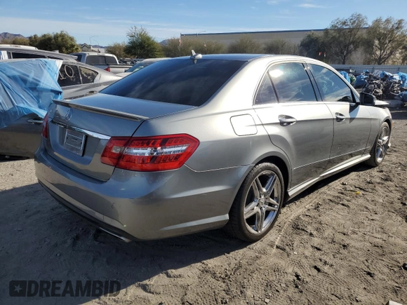 2011 Mercedes-Benz E 550 Luxury with VIN WDDHF7CB8BA305630, listed as a Copart auction lot 41521955 with 141,587 mi miles and Salvage Title. Bid and sale history available at DreamBid. Image 3.