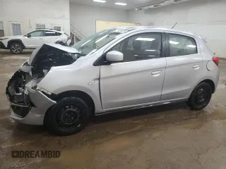 2019 Mitsubishi Mirage ES with VIN ML32A3HJ1KH007180, listed as a Copart auction lot 51426875 with 187,296 mi miles and Clean title. Bid and sale history available at DreamBid. Image 1.