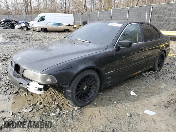 1999 BMW 5 Series 540i with VIN WBADN5339XGC92075, listed as a Copart auction lot 42687555 with 192,637 mi miles and Salvage Title. Bid and sale history available at carsss.com. Image 1.
