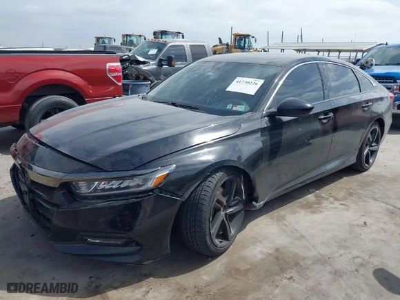 2019 Honda Accord Sedan Sport 1.5T with VIN 1HGCV1F36KA170822, listed as a IAAI auction lot 41730226 with 99,406 mi miles. Bid and sale history available at carsss.com. Image 2.