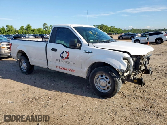 2019 Ford F-150 XL with VIN 1FTMF1CB4KKF01094, listed as a Copart auction lot 62375555 with 73,272 mi miles and Salvage title. Bid and sale history available at DreamBid. Image 4.