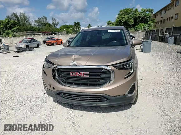 2018 GMC Terrain SLE with VIN 3GKALMEVXJL413978, listed as a Copart auction lot 53974015 with 81,417 mi miles and Salvage Title. Bid and sale history available at DreamBid. Image 14.