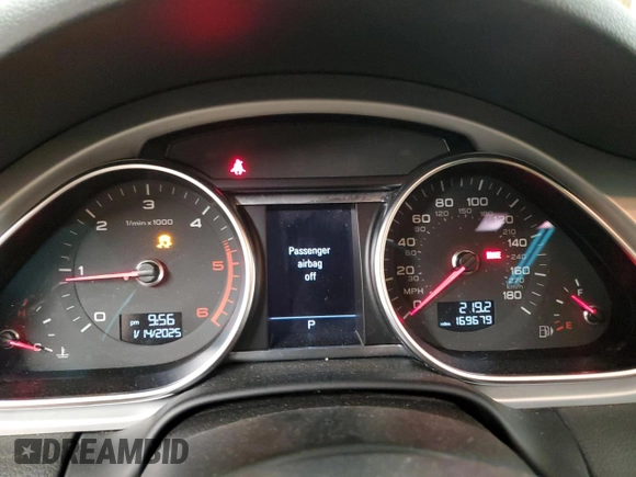 2014 Audi Q7 3.0L TDI Prestige with VIN WA1VMAFEXED000746, listed as a Copart auction lot 88471025 with 169,679 mi miles and Salvage Title. Bid and sale history available at carsss.com. Image 9.