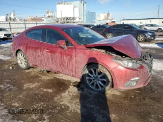 2014 Mazda 3 S Touring with VIN JM1BM1V3XE1176190, listed as a Copart auction lot 88957145 with 97,349 mi miles and Salvage Title. Bid and sale history available at DreamBid. Image 4.