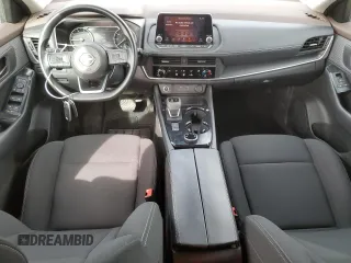 2023 Nissan Rogue S with VIN 5N1BT3AB9PC912647, listed as a Copart auction lot 48198745 with 21,824 mi miles and Salvage title. Bid and sale history available at DreamBid. Image 8.