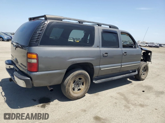 2002 Chevrolet Suburban LT with VIN 1GNFK16T32J242667, listed as a Copart auction lot 57413185 with Not provided miles and Salvage title. Bid and sale history available at DreamBid. Image 3.