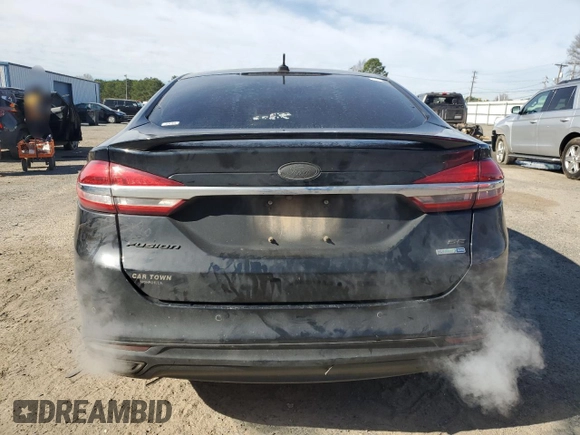 2018 Ford Fusion SE with VIN 3FA6P0T94JR180798, listed as a Copart auction lot 45946285 with 248,239 mi miles and Salvage Title. Bid and sale history available at carsss.com. Image 6.
