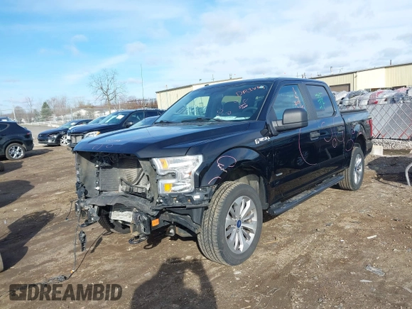 2017 Ford F-150 XL with VIN 1FTEW1EP7HFB65004, listed as a IAAI auction lot 41876164 with 105,487 mi miles. Bid and sale history available at carsss.com. Image 22.