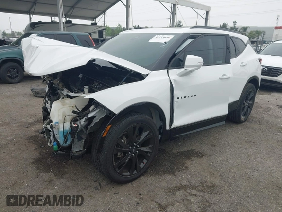 2019 Chevrolet Blazer RS z VIN 3GNKBERS8KS647477, wystawiony jako IAAI lot #42035058 z przebiegiem 81 205 mil mil oraz . Historia ofert i sprzedaży dostępna na DreamBid. Obrazek 17.
