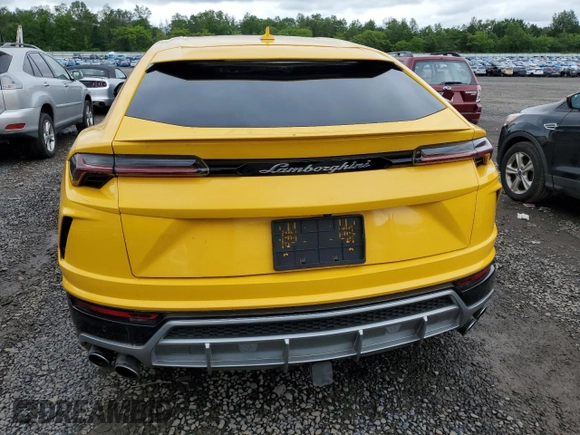 2019 Lamborghini Urus с VIN ZPBUA1ZL9KLA00879, выставлен на аукционе Copart как лот 58017485 с пробегом 23 614 миль миль и Списание • Salvage title. История ставок и продаж доступна на DreamBid. Изображение 6.