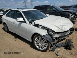 2008 Mercedes-Benz C 300 Sport with VIN WDDGF81X08F125067, listed as a Copart auction lot 61255975 with Not provided miles and Salvage title. Bid and sale history available at DreamBid. Image 4.