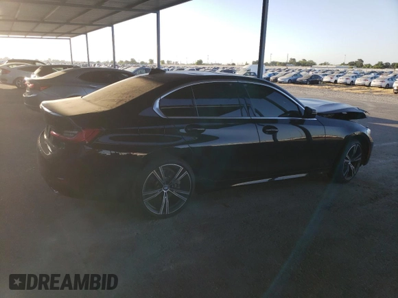 2021 BMW 3 Series 330i with VIN 3MW5R1J08M8B73547, listed as a Copart auction lot 58420085 with Not provided miles and Salvage title. Bid and sale history available at DreamBid. Image 3.