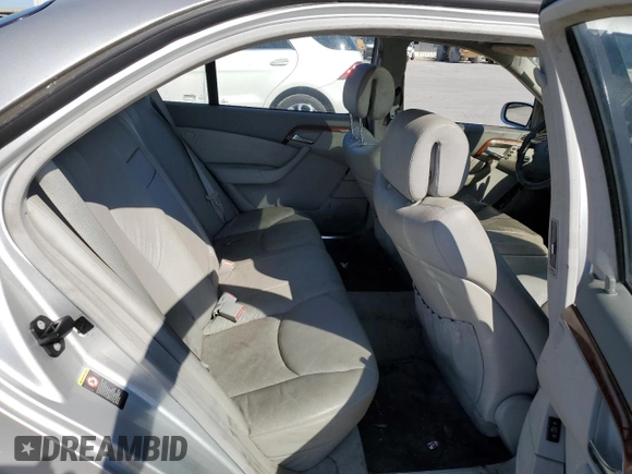2003 Mercedes-Benz S-Class 4.3L with VIN WDBNG70J03A339034, listed as a Copart auction lot 70583504 with 104,849 mi miles and Salvage Title. Bid and sale history available at carsss.com. Image 10.