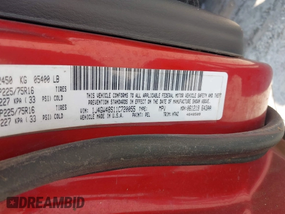 2001 Jeep Grand Cherokee Laredo z VIN 1J4GW48S11C720055, wystawiony jako IAAI lot #42453532 z przebiegiem 158 486 mil mil oraz . Historia ofert i sprzedaży dostępna na DreamBid. Obrazek 9.
