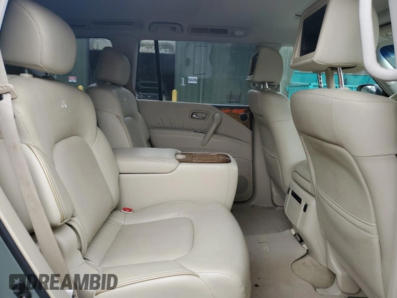 2012 Infiniti QX56 7-passenger z VIN JN8AZ2NE6C9021661, wystawiony jako Copart lot #54956795 z przebiegiem 106 037 mil mil oraz Tytuł czysty. Historia ofert i sprzedaży dostępna na DreamBid. Obrazek 11.