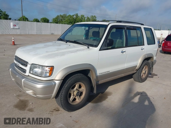 2002 Isuzu Trooper S with VIN JACDS58X427J11007, listed as a IAAI auction lot 42258021 with 190,192 mi miles and . Bid and sale history available at DreamBid. Image 2.