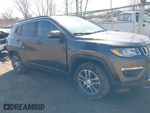 2020 Jeep Compass Latitude with VIN 3C4NJDBB9LT139429, listed as a IAAI auction lot 41795025 with 63,533 mi miles and . Bid and sale history available at carsss.com. Image 13.