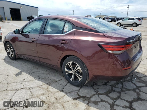 2023 Nissan Sentra SV z VIN 3N1AB8CV8PY292990, wystawiony jako Copart lot #55597235 z przebiegiem 7 350 mil mil oraz Szkoda całkowita • Salvage title. Historia ofert i sprzedaży dostępna na DreamBid. Obrazek 2.