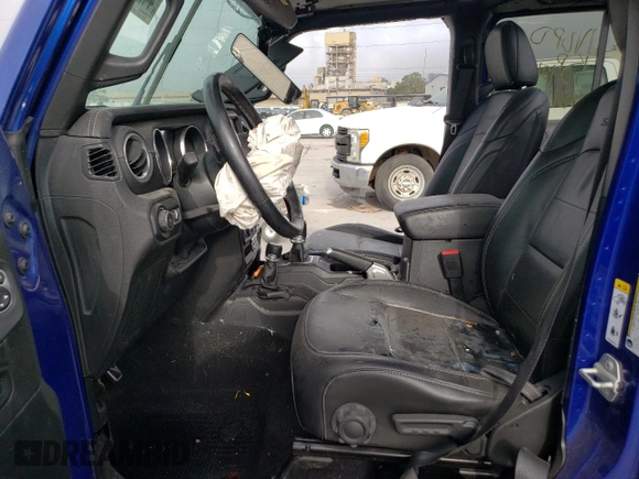 2020 Jeep Wrangler Unlimited Sahara with VIN 1C4HJXEN0LW148812, listed as a Copart auction lot 44254895 with 0 mi miles and Salvage Title. Bid and sale history available at carsss.com. Image 7.