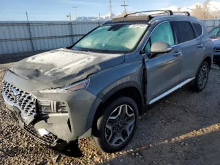 2023 Hyundai Santa Fe Hybrid SEL Premium with VIN 5NMS3DA11PH005569, listed as a Copart auction lot 48245945 with 20,657 mi miles and Salvage Title. Bid and sale history available at carsss.com. Image 1.